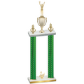 Double Green Carbon Fiber Second Place Victory Trophy