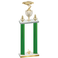 Double Green Carbon Fiber First Place Cars Trophy