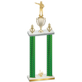 Double Green Carbon Fiber First Place Shooter Trophy