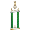 Double Green Carbon Fiber Victory Holiday Trophy