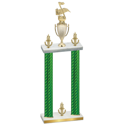 Double Green Carbon Fiber Victory Music Trophy