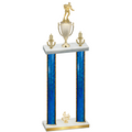 Double Blue Glacier Fourth Place Rugby Trophy