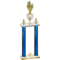 Double Blue Glacier First Place Rugby Trophy