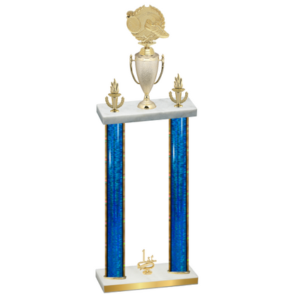 Double Blue Glacier First Place Running Trophy