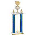Double Blue Glacier Fourth Place Running Trophy
