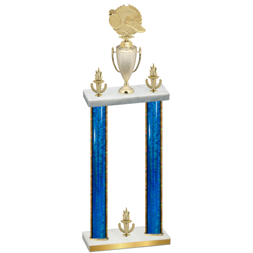 Double Blue Glacier Victory Running Trophy