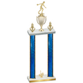 Double Blue Glacier First Place Bowling Trophy