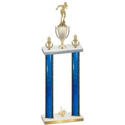 Double Blue Glacier First Place Swimming Trophy