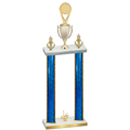 Double Blue Glacier First Place Insert Trophy