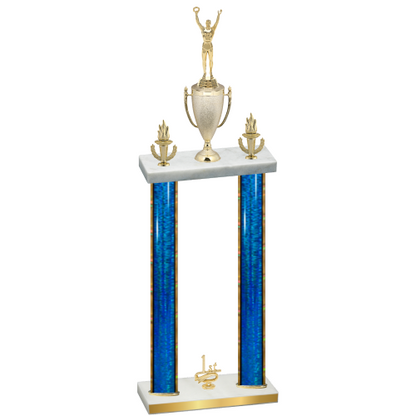 Double Blue Glacier First Place Victory Trophy