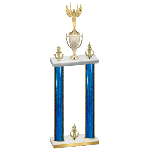 Double Blue Glacier Victory Victory Trophy