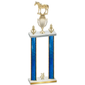 Double Blue Glacier Year Horses Trophy