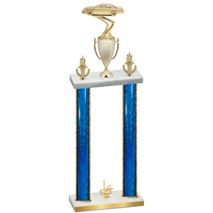 Double Blue Glacier First Place Cars Trophy