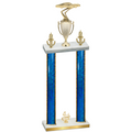 Double Blue Glacier Fourth Place Cars Trophy