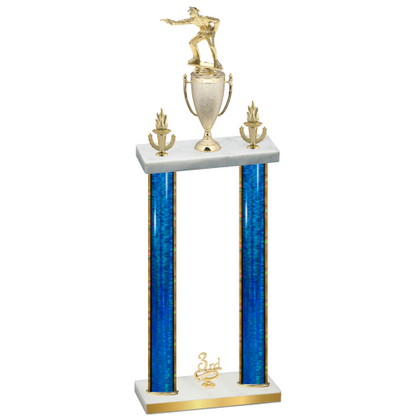 Double Blue Glacier Third Place Shooter Trophy