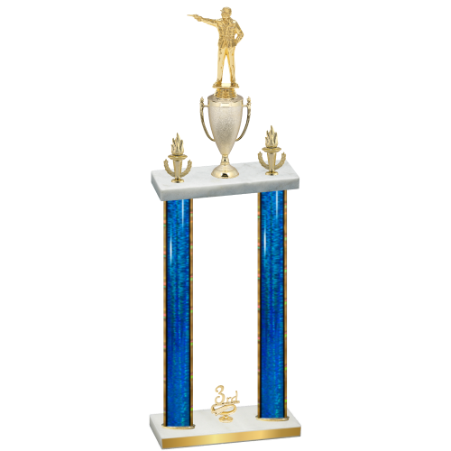 Double Blue Glacier Third Place Shooter Trophy