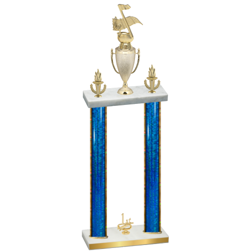 Double Blue Glacier First Place Music Trophy