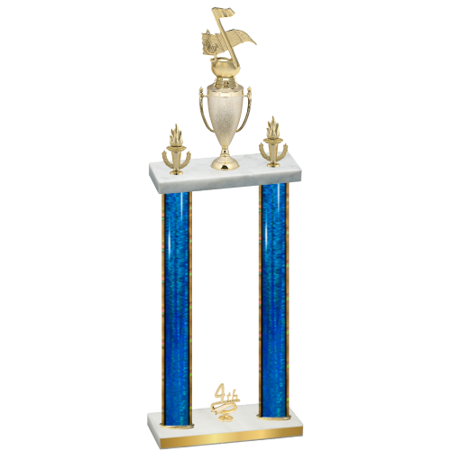 Double Blue Glacier Fourth Place Music Trophy