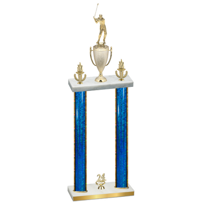 Double Blue Glacier Year Golf Trophy