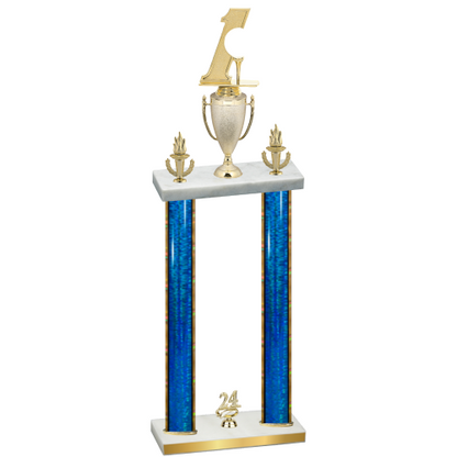 Double Blue Glacier Year Golf Trophy