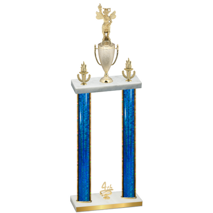 Double Blue Glacier Fourth Place Academics Trophy