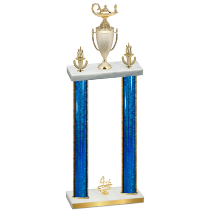 Double Blue Glacier Fourth Place Academics Trophy