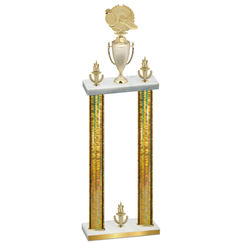 Double Gold Glacier Victory Running Trophy
