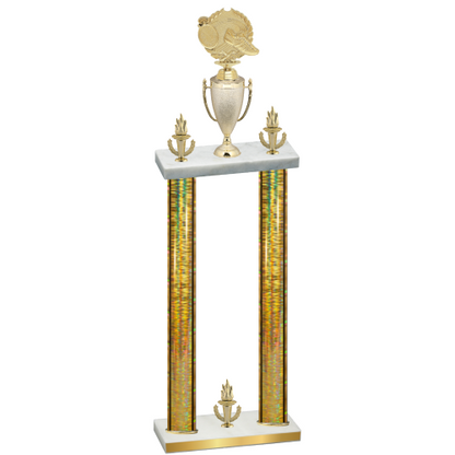 Double Gold Glacier Victory Running Trophy