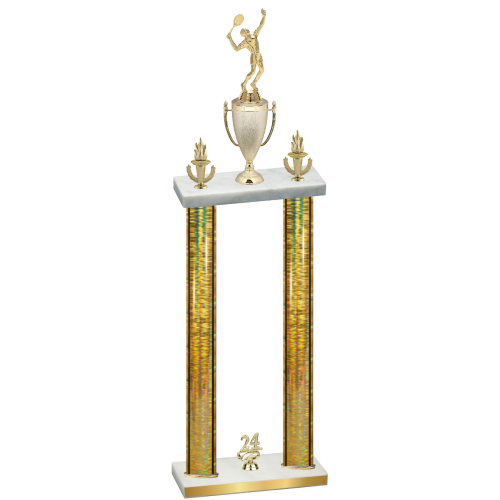 Double Gold Glacier Year Tennis Trophy
