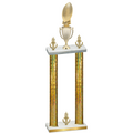 Double Gold Glacier Victory Football Trophy