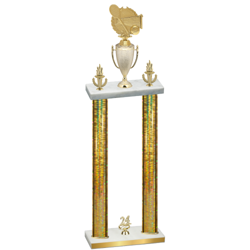 Double Gold Glacier Year Tennis Trophy