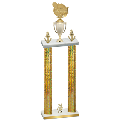 Double Gold Glacier Year Tennis Trophy