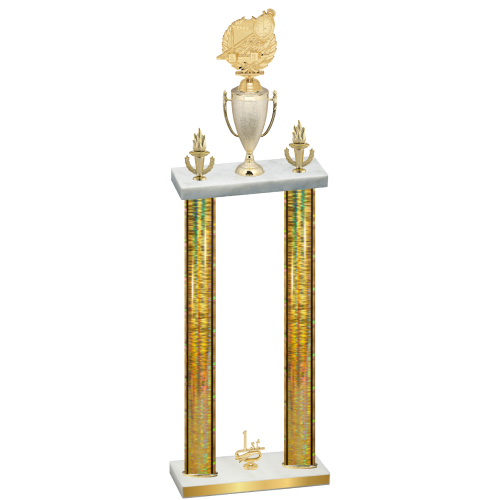 Double Gold Glacier First Place Swimming Trophy