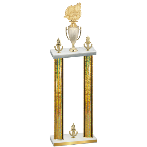 Double Gold Glacier Victory Swimming Trophy