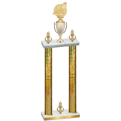 Double Gold Glacier Victory Swimming Trophy