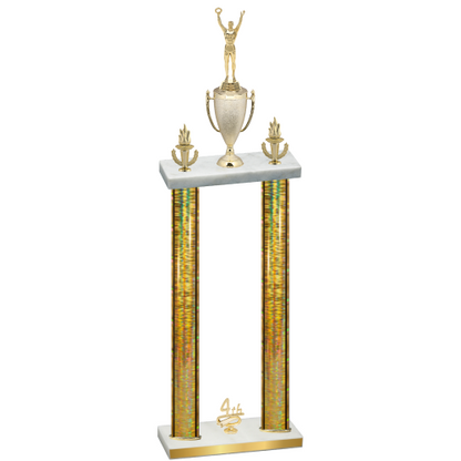 Double Gold Glacier Fourth Place Victory Trophy