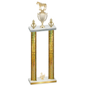 Double Gold Glacier Third Place Horses Trophy