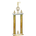 Double Gold Glacier Victory Archery Trophy