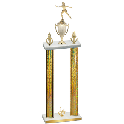 Double Gold Glacier First Place Skater Trophy