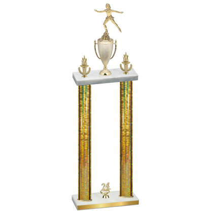 Double Gold Glacier Year Skater Trophy