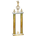 Double Gold Glacier Fourth Place Holiday Trophy