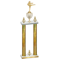 Double Gold Glacier Victory Karate Trophy