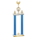 Double Blue Carbon Fiber First Place Victory Trophy