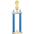 Double Blue Carbon Fiber Third Place Pickleball Trophy