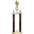 Double Black Glacier Fourth Place Rugby Trophy