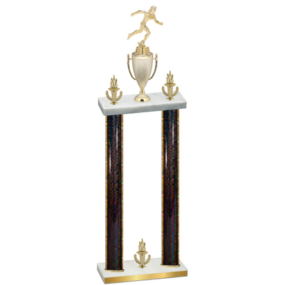 Double Black Glacier Victory Running Trophy