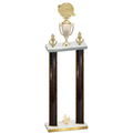Double Black Glacier Fourth Place Running Trophy