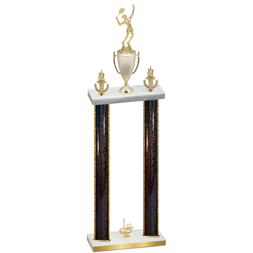 Double Black Glacier First Place Tennis Trophy