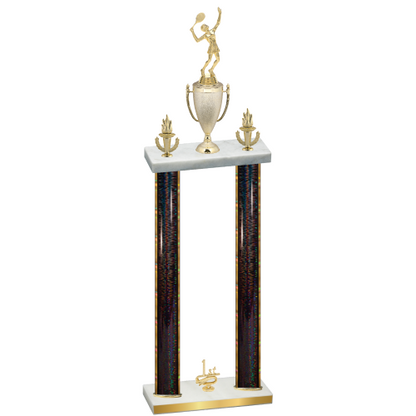 Double Black Glacier First Place Tennis Trophy