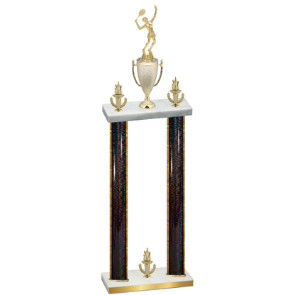 Double Black Glacier Victory Tennis Trophy
